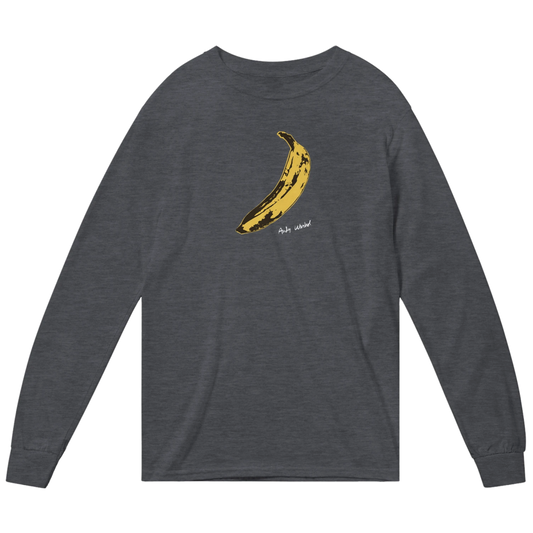 Andy Warhol's 1967 Pop Art Banana Graphic T-Shirt Long Sleeve-1