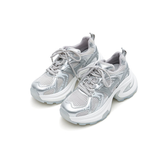 Breathable Mesh Platform Sneaker Boots For Women Cool Comfort-1