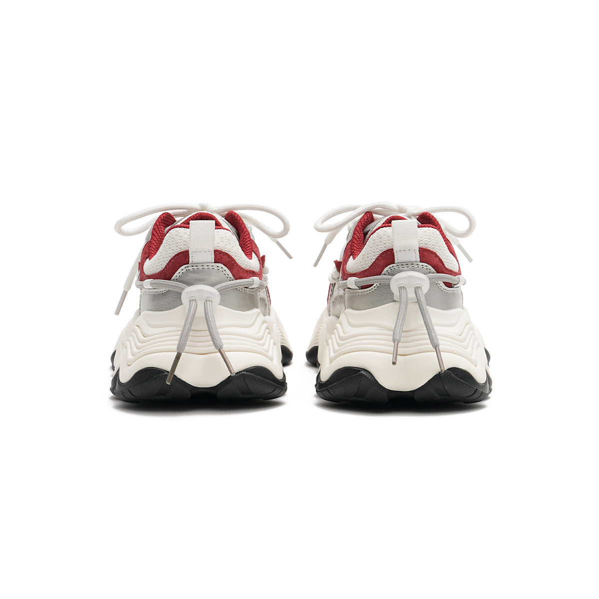 Breathable Platform Sports Sneakers for Women Lightweight Low-Impact Workout Shoes with Non-Slip Rubber Sole.-2