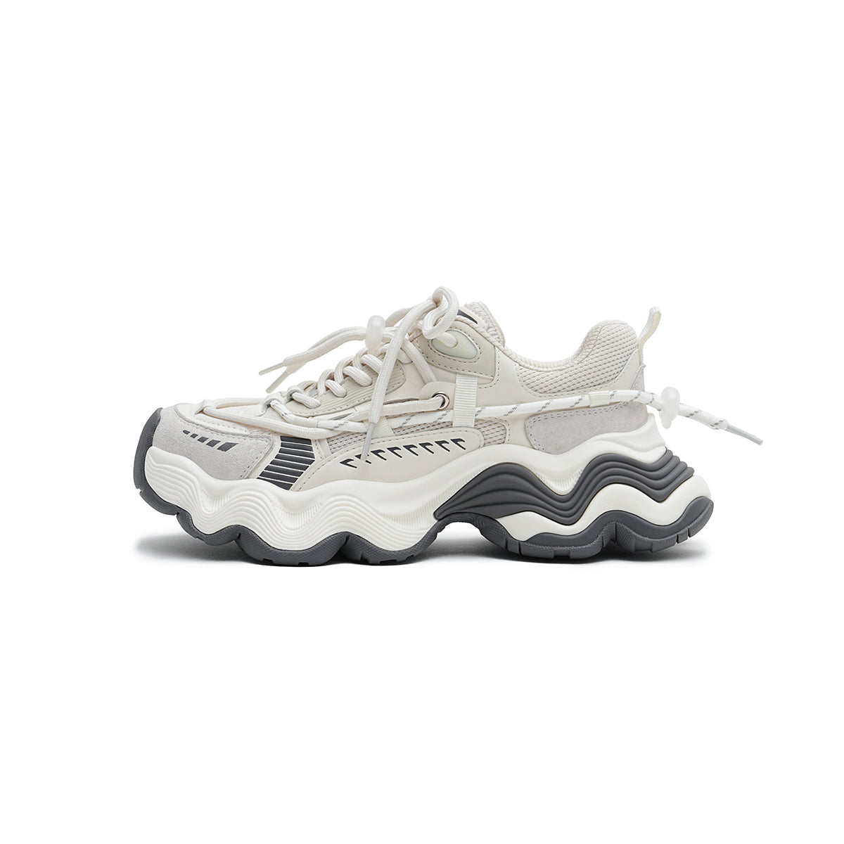 Breathable Platform Sports Sneakers for Women Lightweight Low-Impact Workout Shoes with Non-Slip Rubber Sole.-5