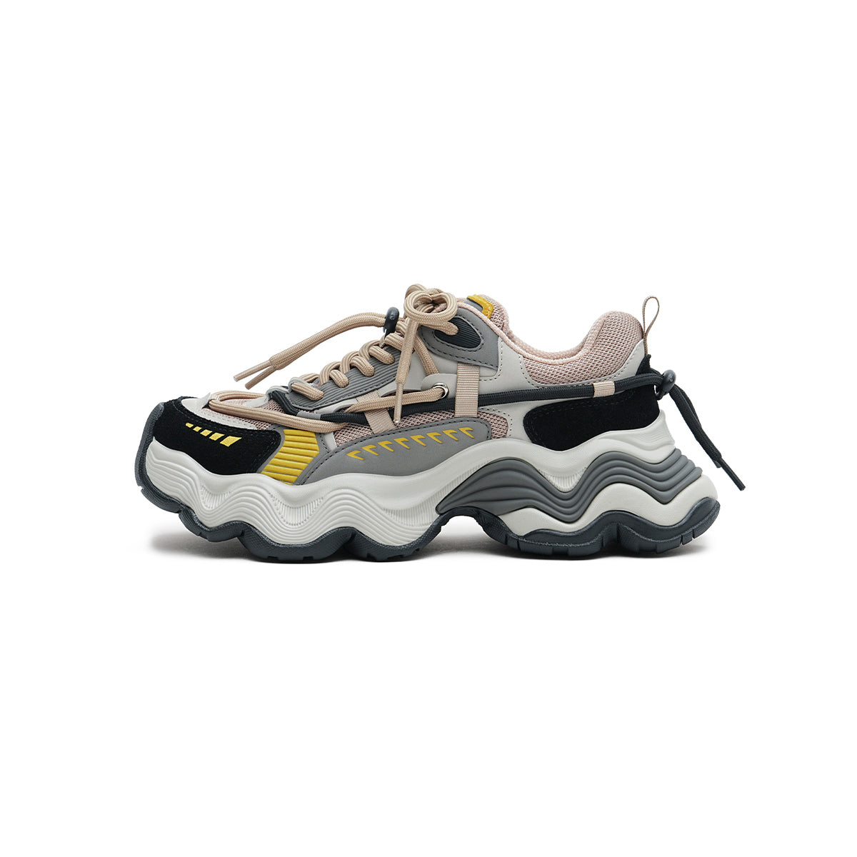 Breathable Platform Sports Sneakers for Women Lightweight Low-Impact Workout Shoes with Non-Slip Rubber Sole.-6