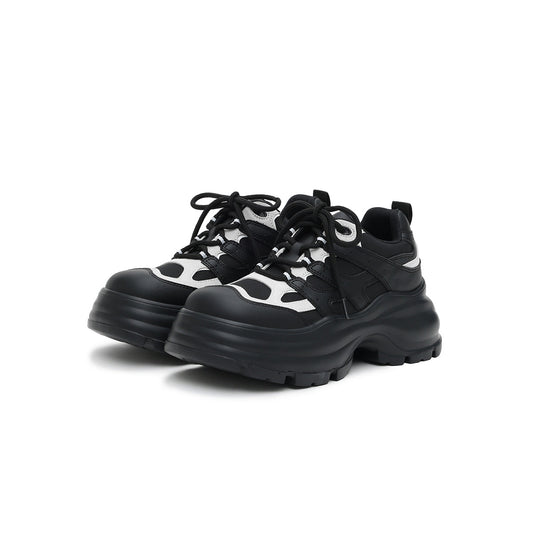 Casual Round-Toe Platform Sneakers-1