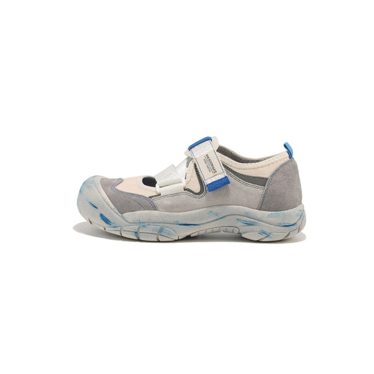 Distressed Velcro Strap Sneakers-0