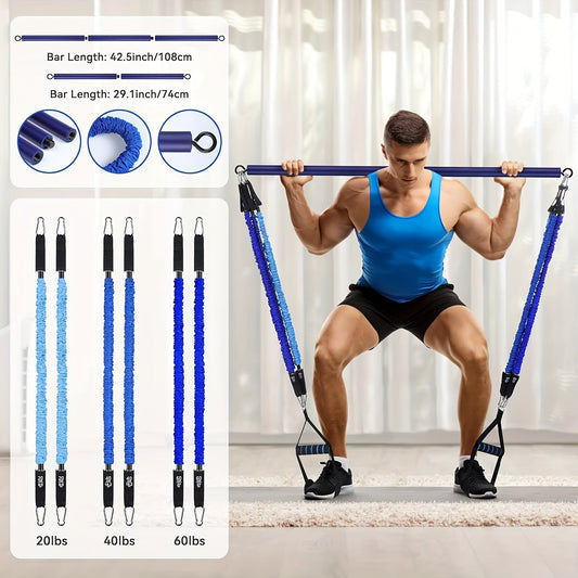 Heavy Tension Resistance Bands Kit for Home Workouts-1