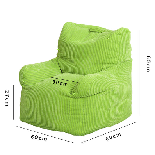 Happy Dream Comfortable Bean Bag Chair for Kids - EPP Filled Lounge Sofa with Plush Buddies-1