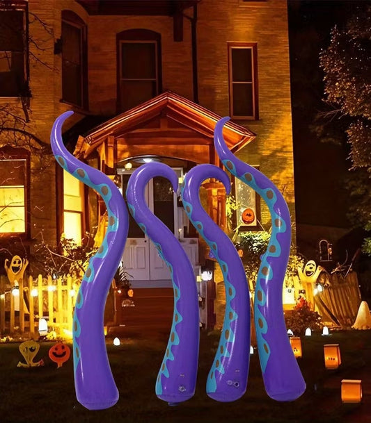 Halloween Inflatable Tentacle Decorations Purple