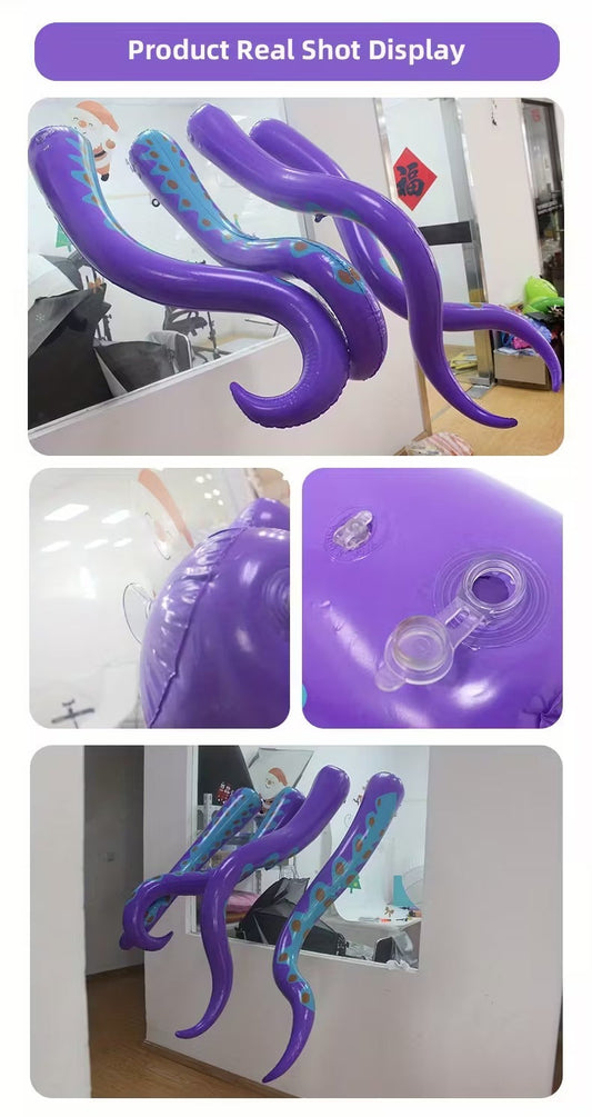 Halloween Inflatable Tentacle Decorations Purple