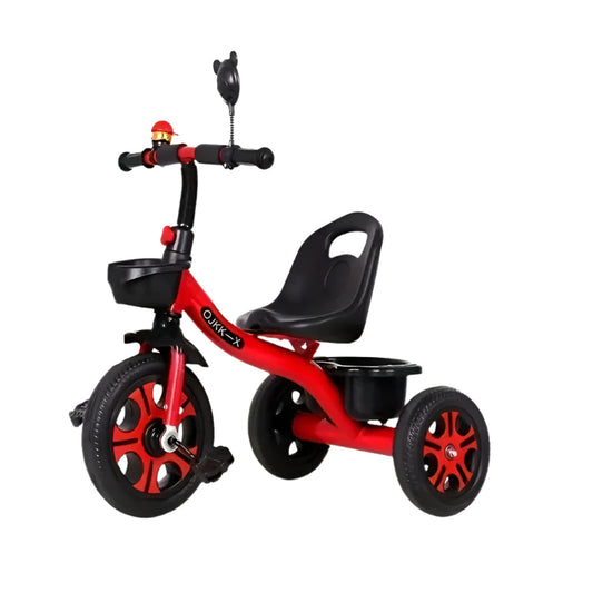 Youngsters Tricycle Push Handle Stainless Steel Frame-0