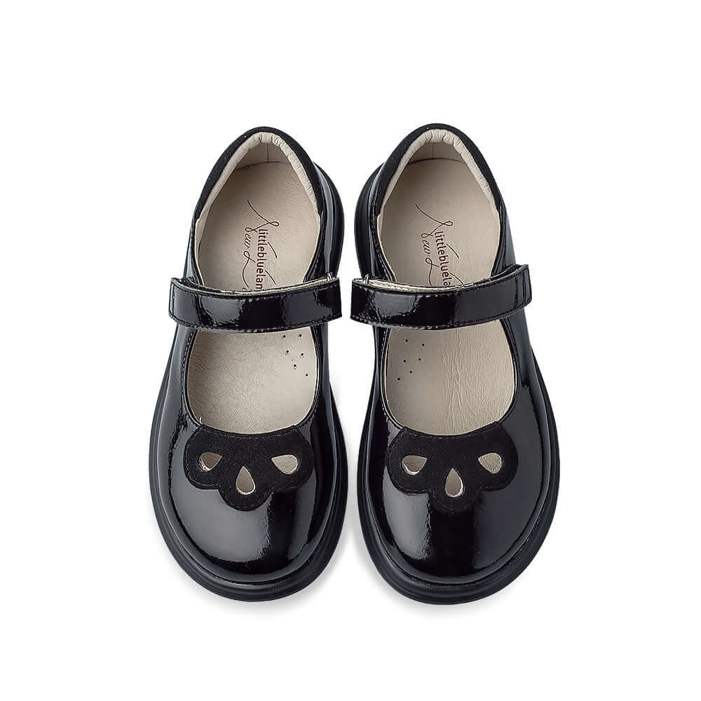 Preppy Girls Leather School Shoes-4