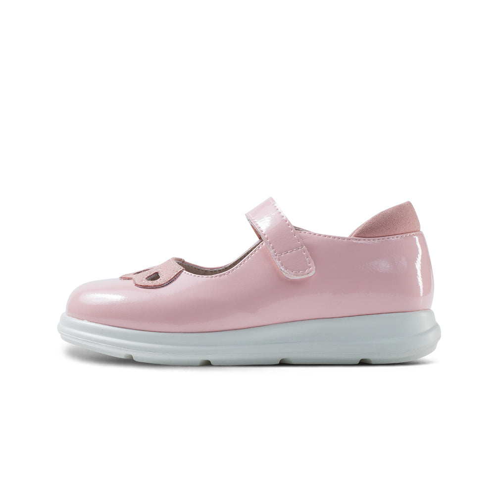 Preppy Girls Leather School Shoes-5