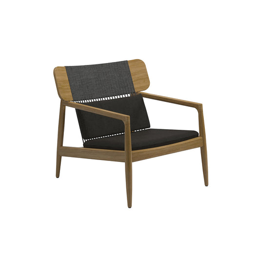 Premium Sukai Lounge Chair - Modern Teak Wood Design with Ergonomic Support-1