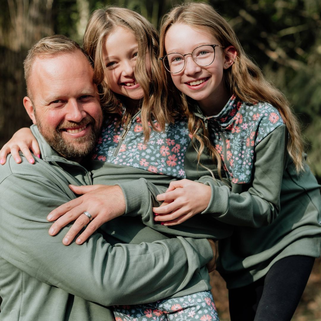 Youth Bamboo Fleece Half Zip — Last Call-4